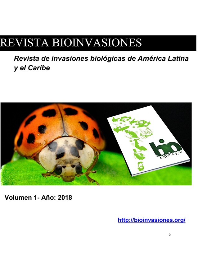 					View Vol. 7 (2018): Revista Bioinvasiones
				